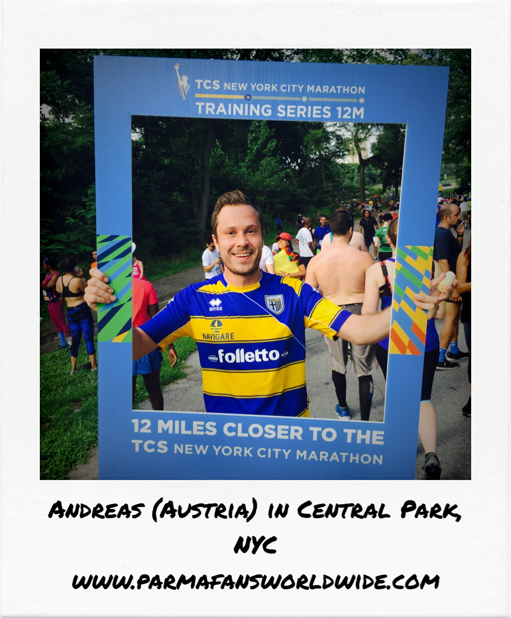 Travelling Parmigiani: Andreas in Central Park, NYC | Parma Fans Worldwide